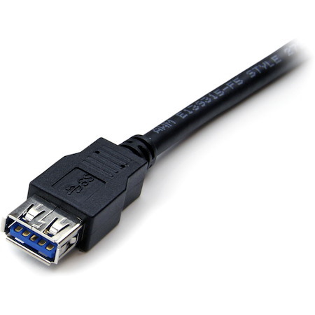 StarTech.com 6 ft Black SuperSpeed USB 3.0 (5Gbps) Extension Cable A to A - M/F