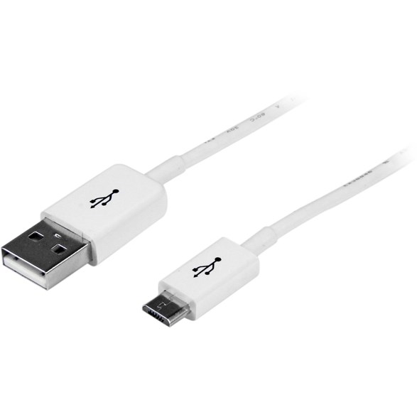 StarTech.com 1m White Micro USB Cable - A to Micro B