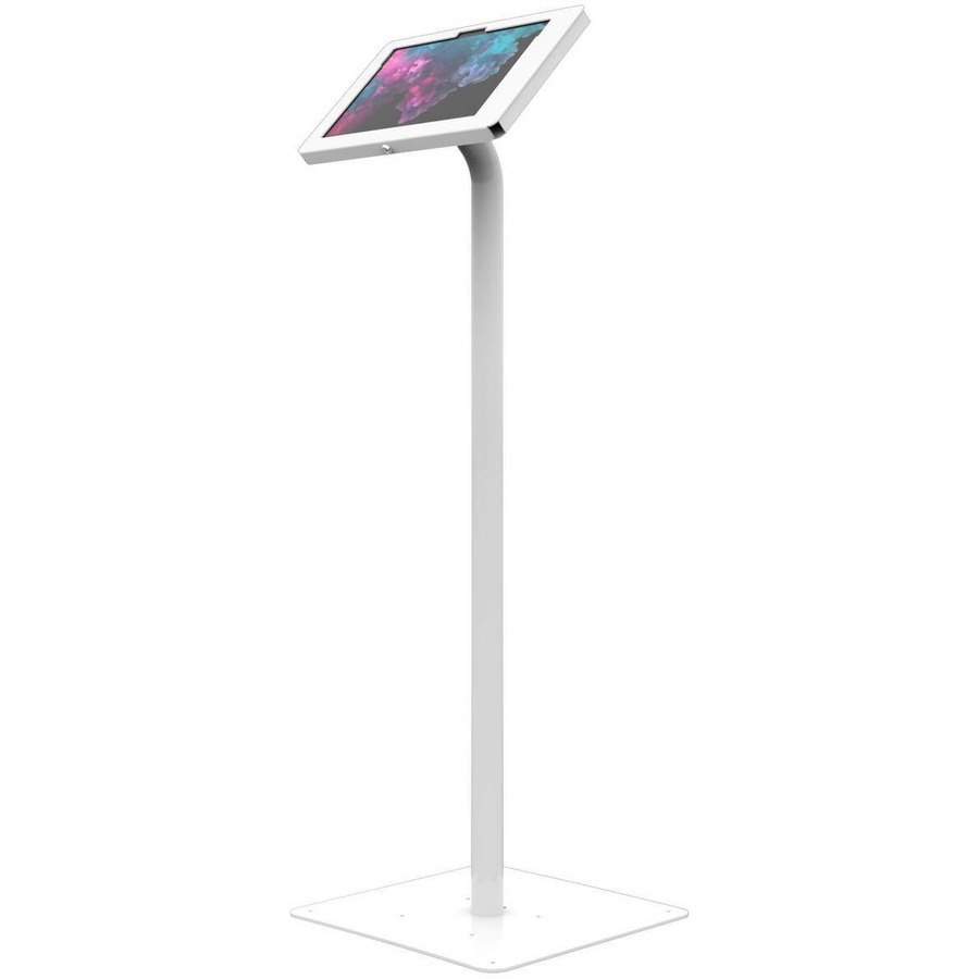 The Joy Factory Elevate II Floor Stand Kiosk for Surface Pro 8 (White)