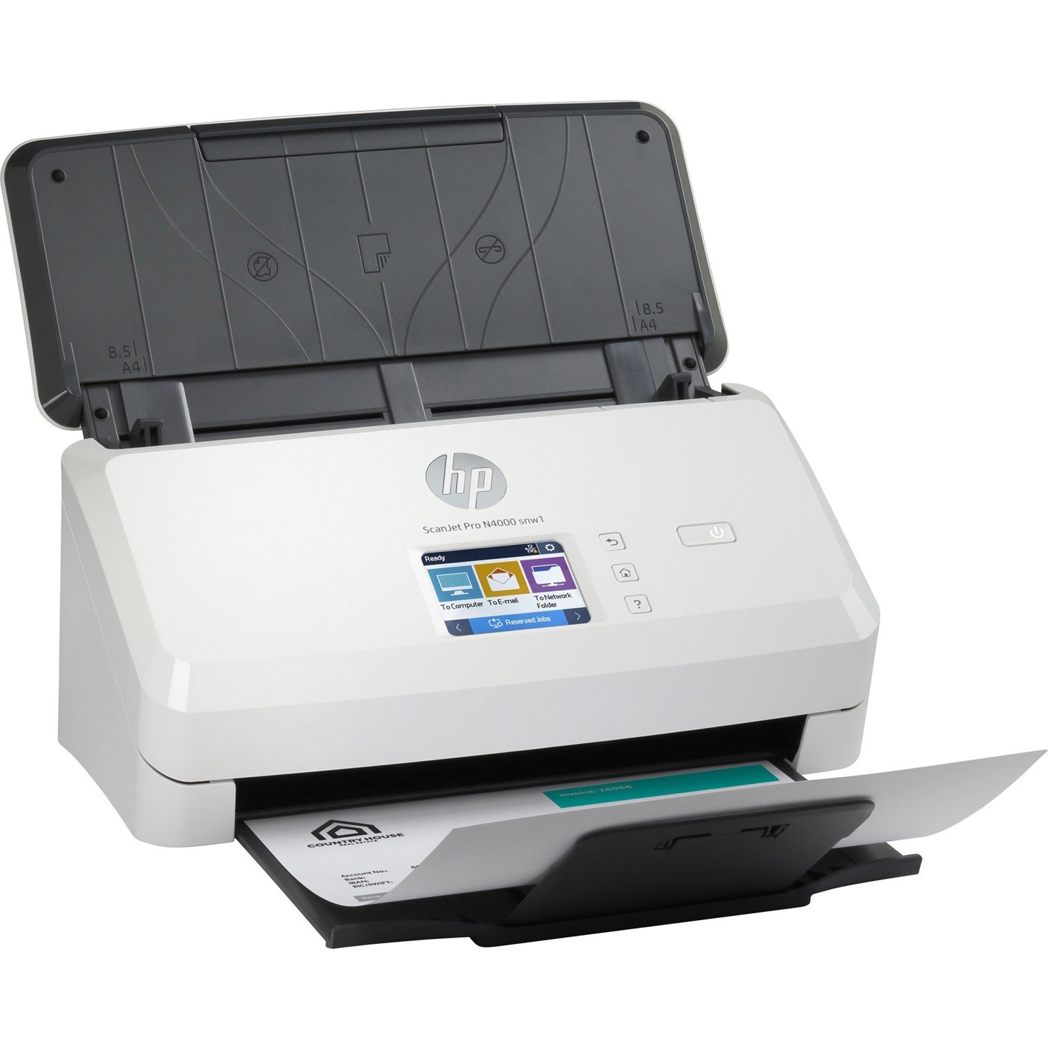 HP ScanJet Pro N4000 snw1 Sheetfed Scanner - 600 dpi Optical - TAA Compliant