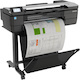HP Designjet T830 Inkjet Large Format Printer - Includes Printer, Copier, Scanner - 24" Print Width - Color