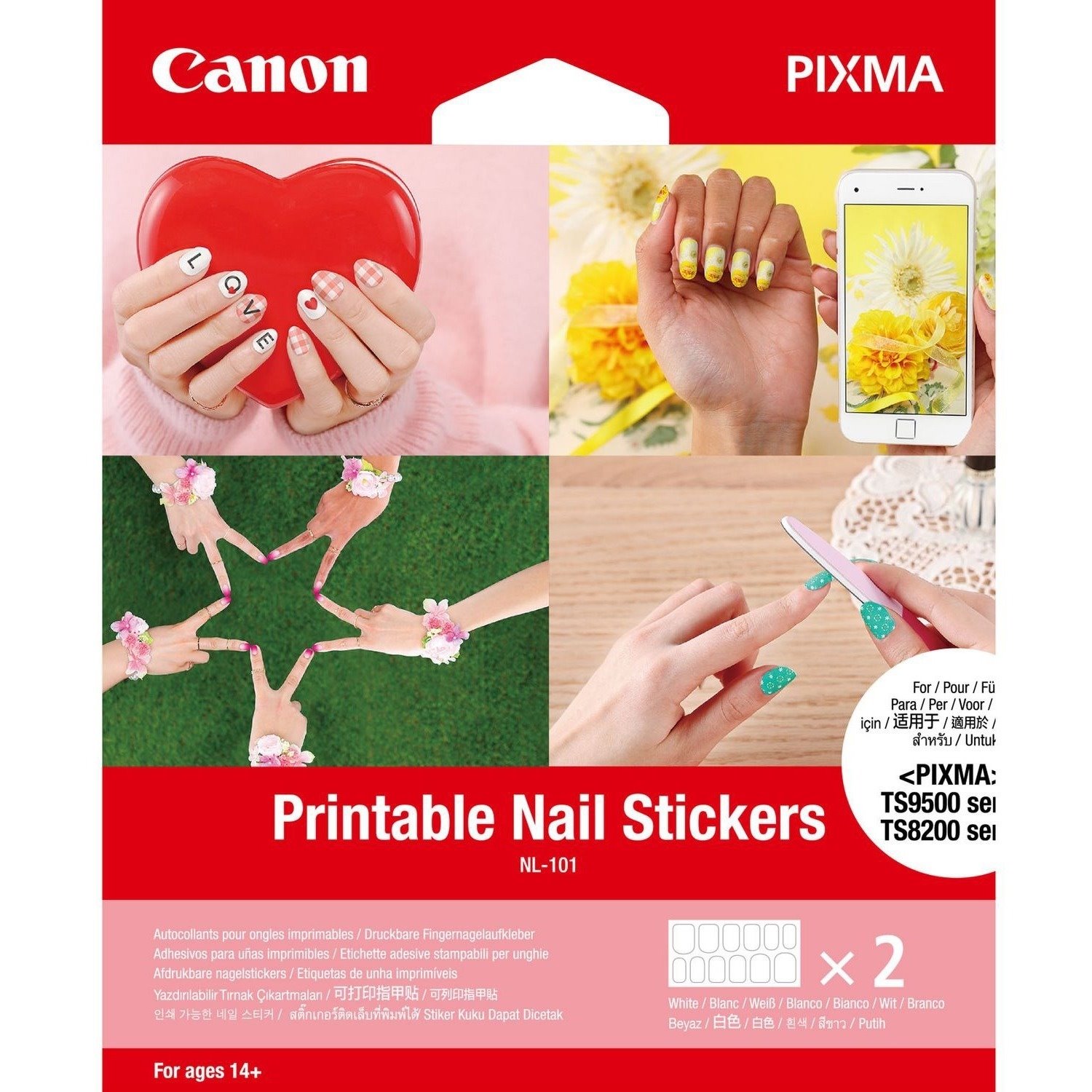 Canon NL-101 Inkjet Printable Nail Sticker
