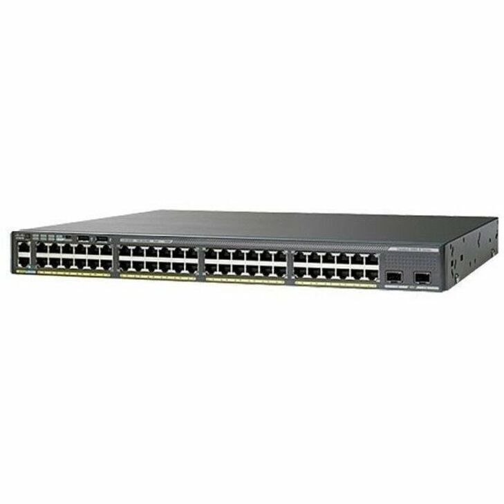 Cisco Catalyst 2960-XR 2960XR-48LPS-I 48 Ports Manageable Ethernet Switch - Gigabit Ethernet - 10/100/1000Base-T - Refurbished