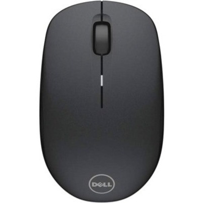 Dell WM126 Mouse - Radio Frequency - USB Type A - Optical - 3 Button(s) - Black