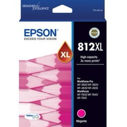 Epson DURABrite Ultra 812XL Original High Yield Inkjet Ink Cartridge - Magenta Pack