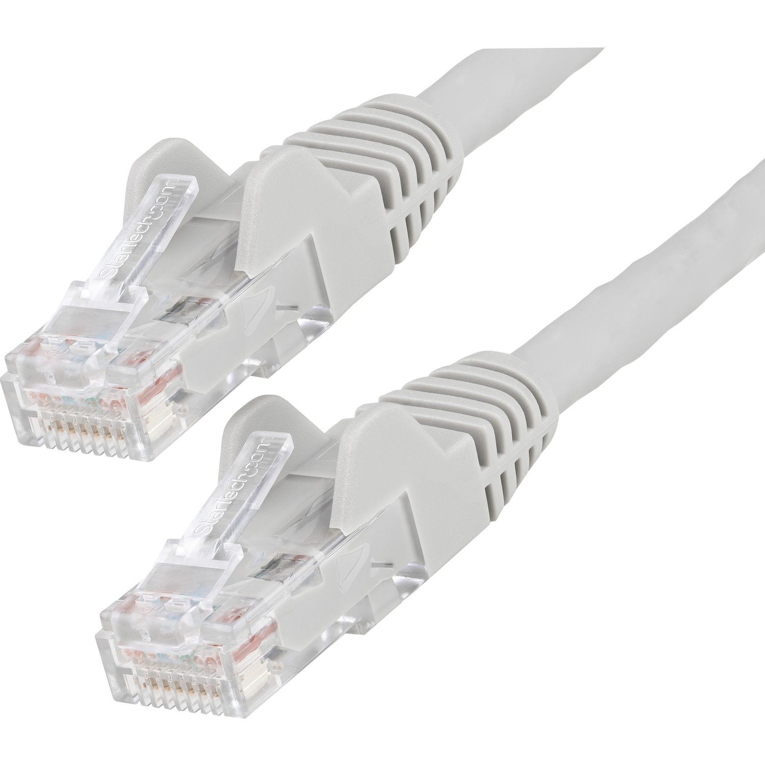 StarTech.com 2m CAT6 Ethernet Cable, LSZH (Low Smoke Zero Halogen), 10 GbE Snagless 100W PoE UTP RJ45 Grey CAT 6 Network Patch Cord, ETL