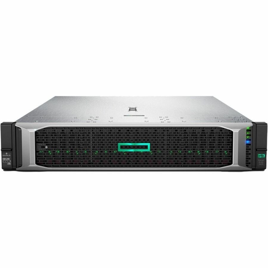 HPE ProLiant DL380 G10 2U Rack Server - 1 x Intel Xeon Silver 4208 2.10 GHz - 64 GB RAM - 960 GB SSD - (2 x 480GB) SSD Configuration - Serial ATA, 12Gb/s SAS Controller