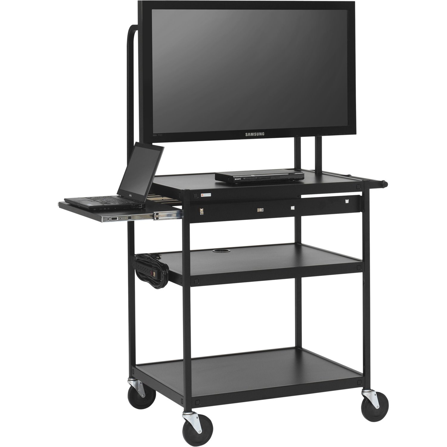 Bretford Basics FP42MUL-E5BK Flat Panel Cart