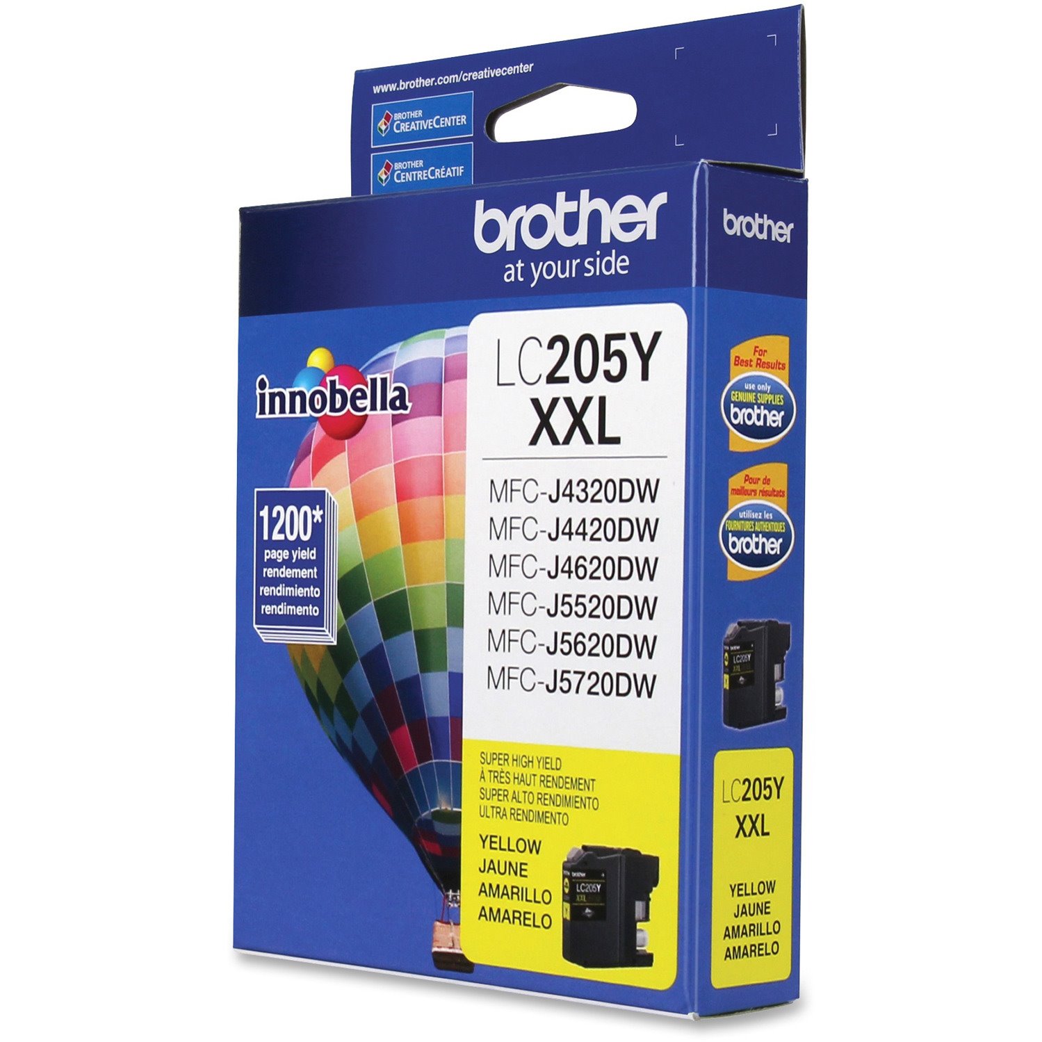 Brother Genuine Innobella LC205Y Super High Yield Yellow Ink Cartridge