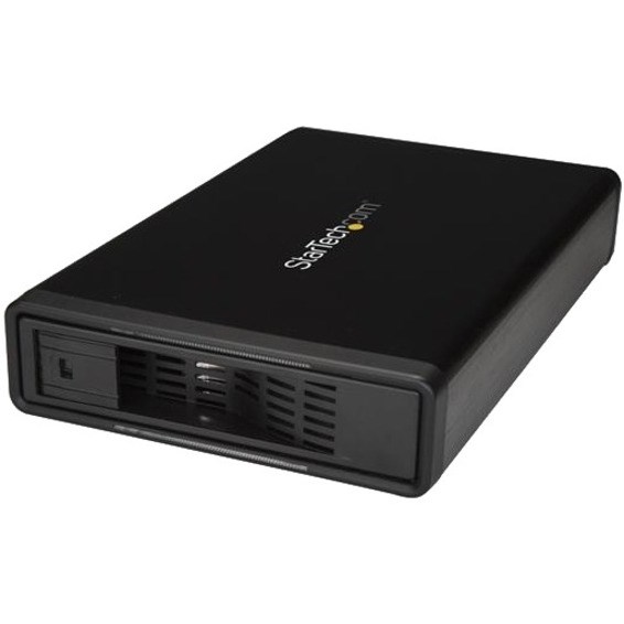 StarTech.com Drive Enclosure - eSATA, USB 3.0 Type B Host Interface - UASP Support External - Black