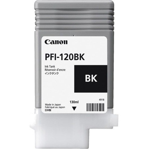 Canon PFI-120BK Original Standard Yield Inkjet Ink Cartridge - Black - 1 Pack