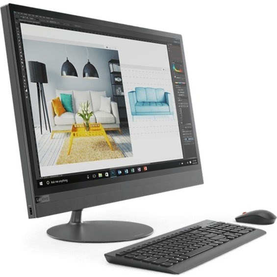 Lenovo IdeaCentre 520-27IKL F0D00000US All-in-One Computer - Intel Core i5 7th Gen i5-7400T - 8 GB - 1 TB HDD - 27" - Desktop - Silver