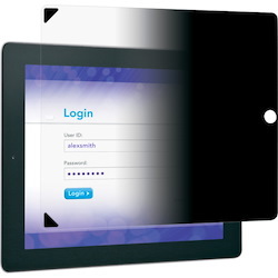 3M Easy-On Privacy Filter for Apple iPad 2nd/3rd/4th Gen. - Landscape Black