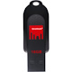 Strontium Pollex 16 GB USB 2.0 Flash Drive - Black, Red