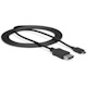 StarTech.com 6ft/1.8m USB C to DisplayPort 1.2 Cable 4K 60Hz - USB Type-C to DP Video Adapter Monitor Cable HBR2 - TB3 Compatible - Black