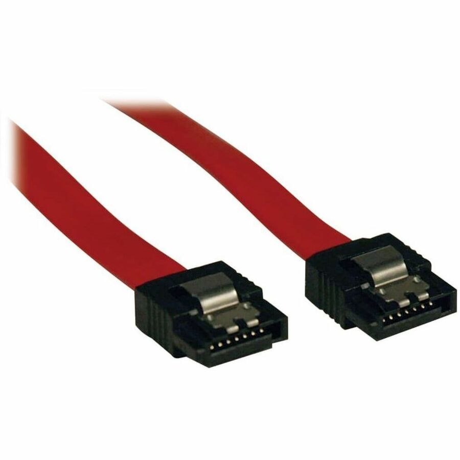 Eaton Tripp Lite Series Serial ATA (SATA) Latching Signal Cable (7Pin/7Pin), 12-in. (30.48 cm)