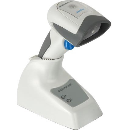 Datalogic QuickScan I QBT2131 Handheld Barcode Scanner Kit - Wireless Connectivity - White