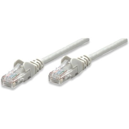 Network Patch Cable, Cat5e, 2m, Grey, CCA, U/UTP, PVC, RJ45, Gold Plated Contacts, Snagless, Booted, Lifetime Warranty, Polybag