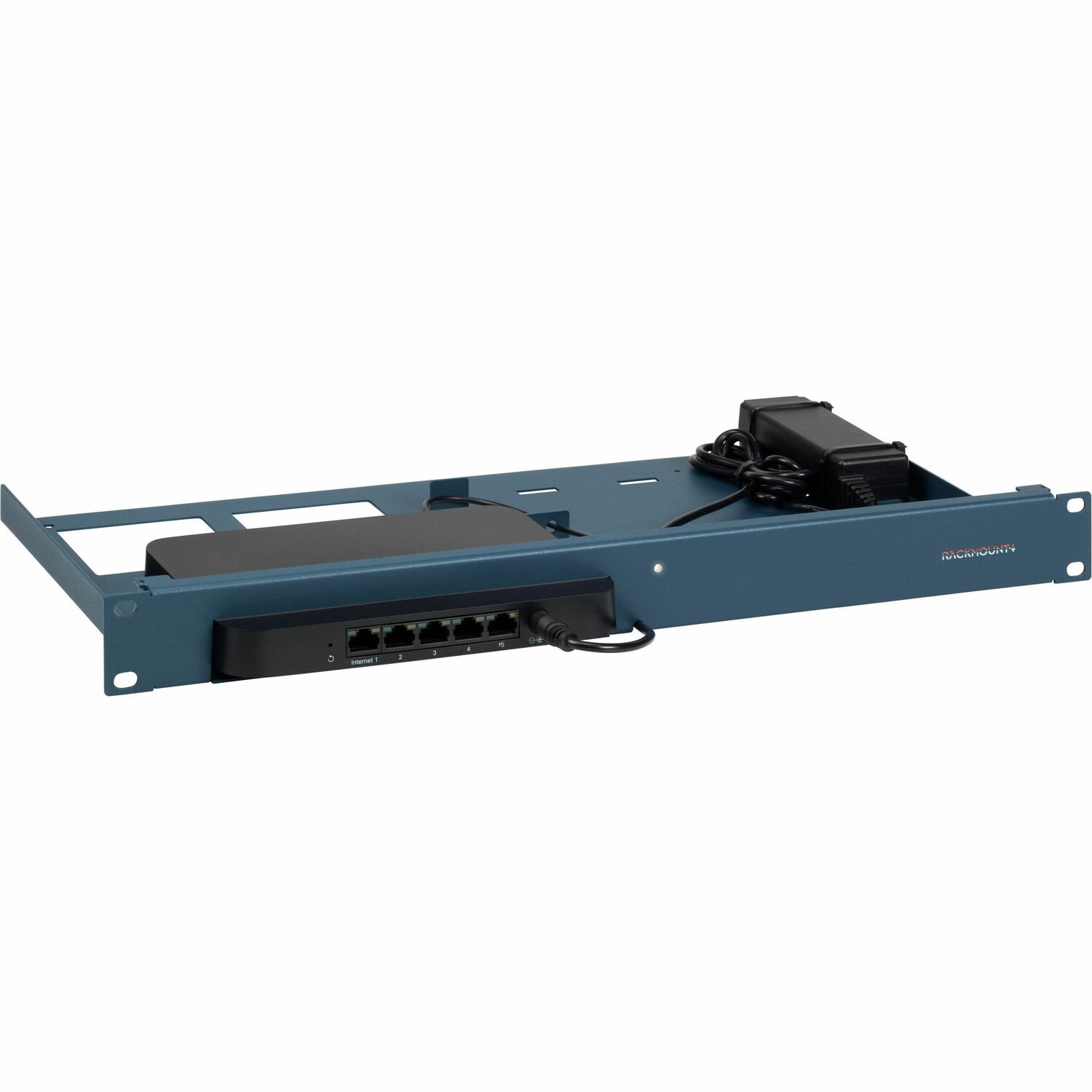 RACKMOUNT.IT Cisrack 1U Rack-mountable Rackmount Kit for Gateway, Rack - Metallic Blue