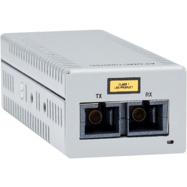 Allied Telesis Gigabit Ethernet to Fiber Desktop Media Converter with USB Power