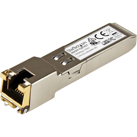 StarTech.com SFP (mini-GBIC) - 1 x RJ-45 10/100/1000Base-T Network LAN - 1 Pack