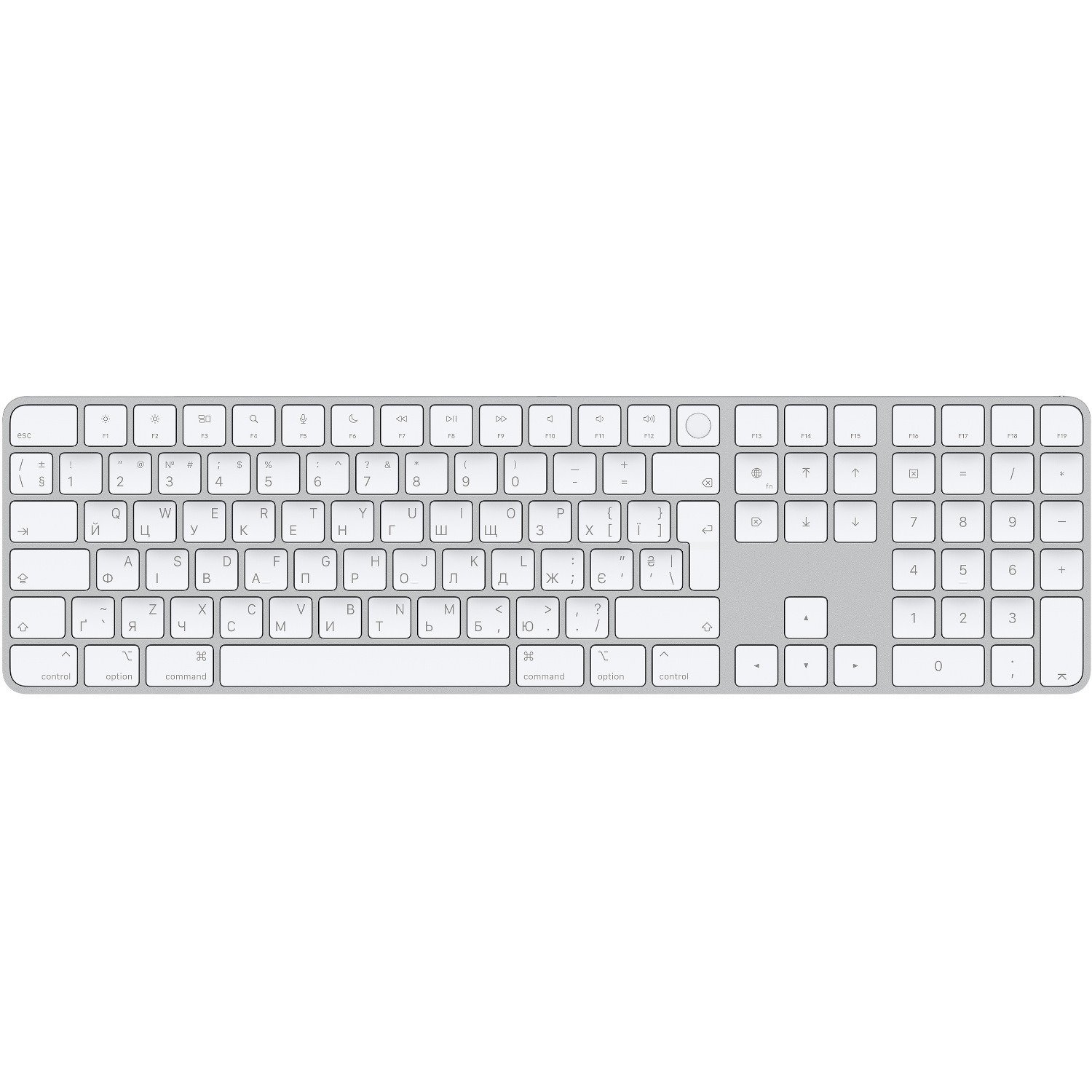 Apple Magic Keyboard - Wireless Connectivity - Ukrainian