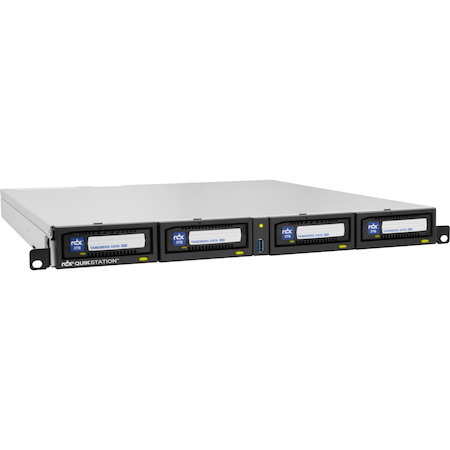 Tandberg Data QuikStation 8920-RDX 4 x Total Bays SAN Storage System - 1U Rack-mountable