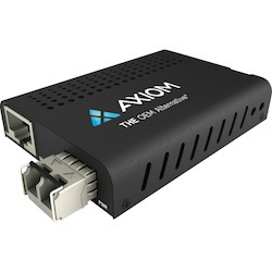 Axiom Mini 10Gbs RJ45 to 10GBASE-ZR Media Converter - SMF, LC, 80km, 1550nm