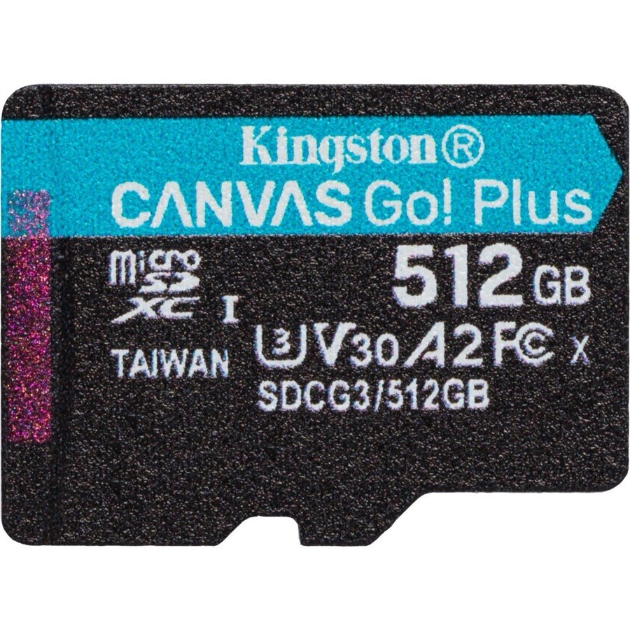 Kingston Canvas Go! Plus 512 GB Class 10/UHS-I (U3) microSDXC