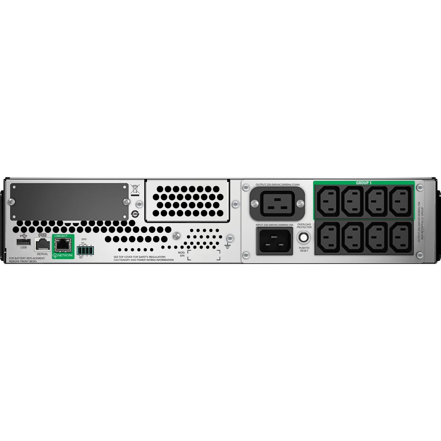 SMT3000RMI2UC - APC by Schneider Electric Smart-UPS Line-interactive UPS 3kVA / 2.7kW. Includes 3 Years Parts Warranty, Smart Connect Cloud Monitoring & Rack Mounting Kit
