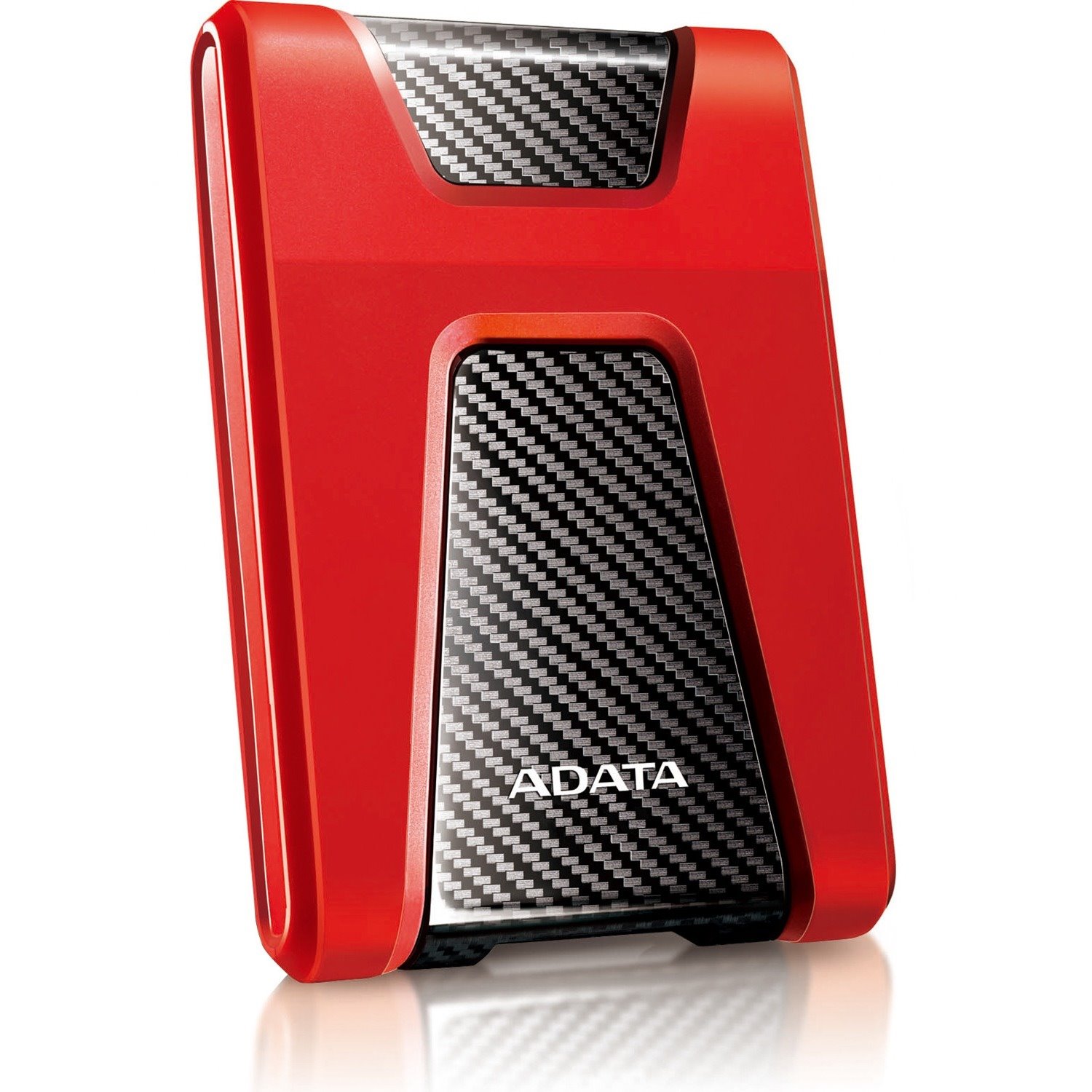 Adata DashDrive Durable HD650 AHD650-1TU31-CRD 1 TB Portable Hard Drive - 2.5" External - Red