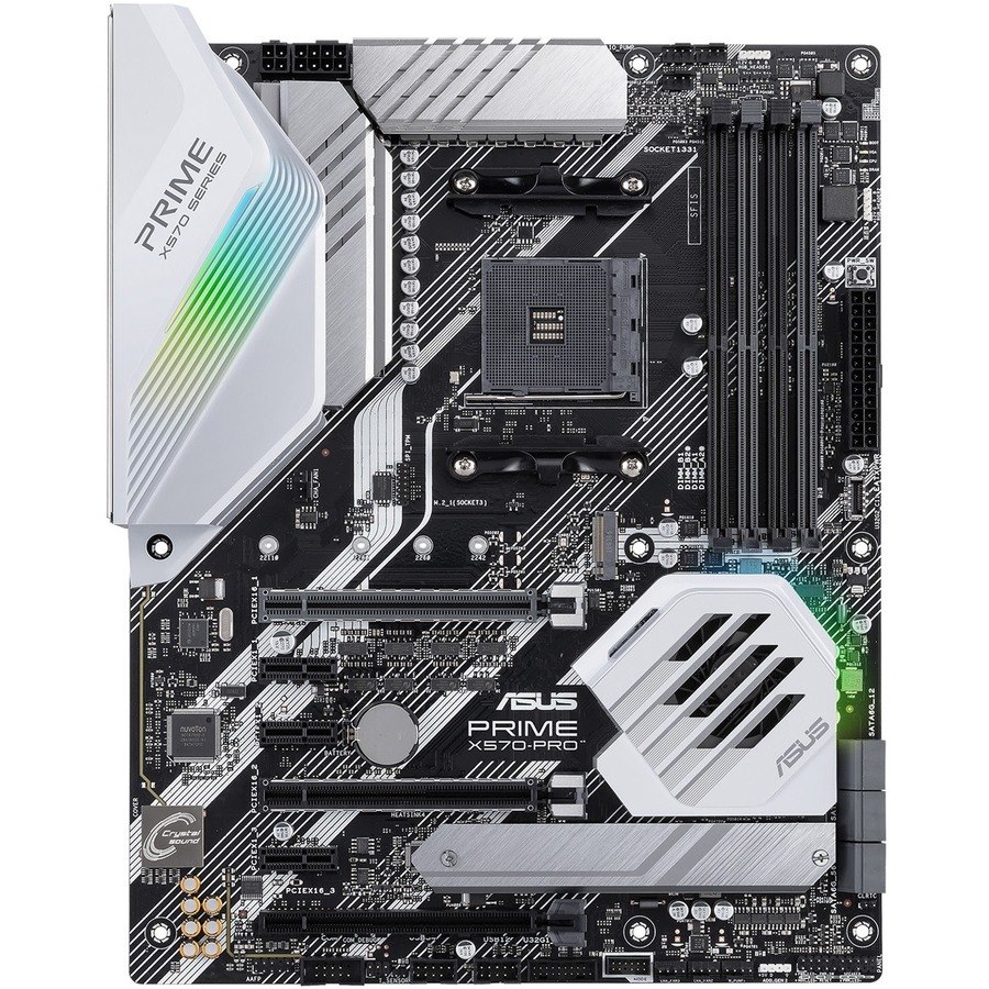 Asus Prime X570-PRO/CSM Desktop Motherboard - AMD Chipset - Socket AM4 - ATX