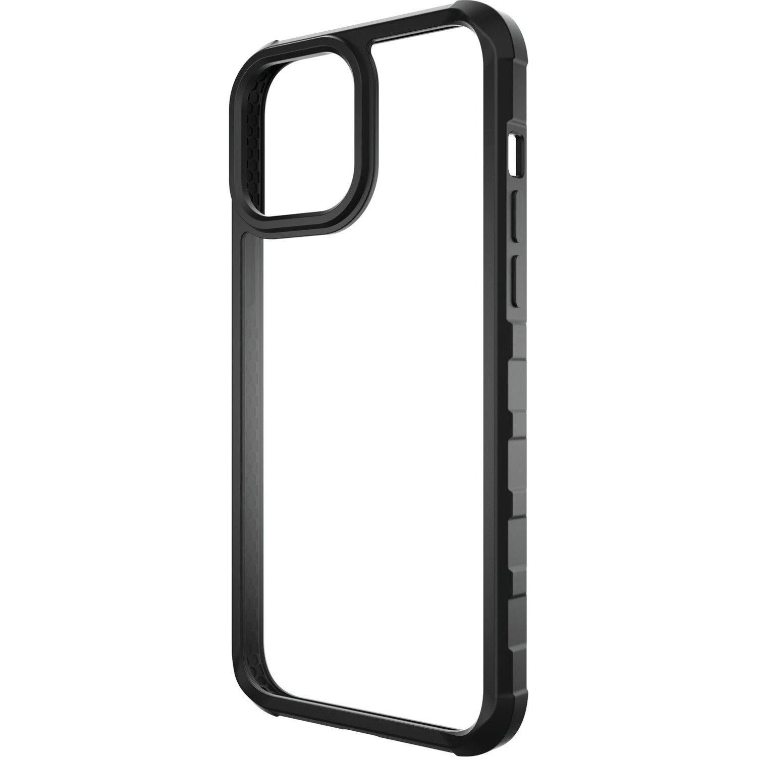 PanzerGlass SilverBullet Rugged Case for Apple iPhone 13 Pro Max Smartphone - Honeycomb - Black, Transparent