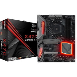 Fatal1ty X470 Gaming K4 Desktop Motherboard - AMD X470 Chipset - Socket AM4 - ATX