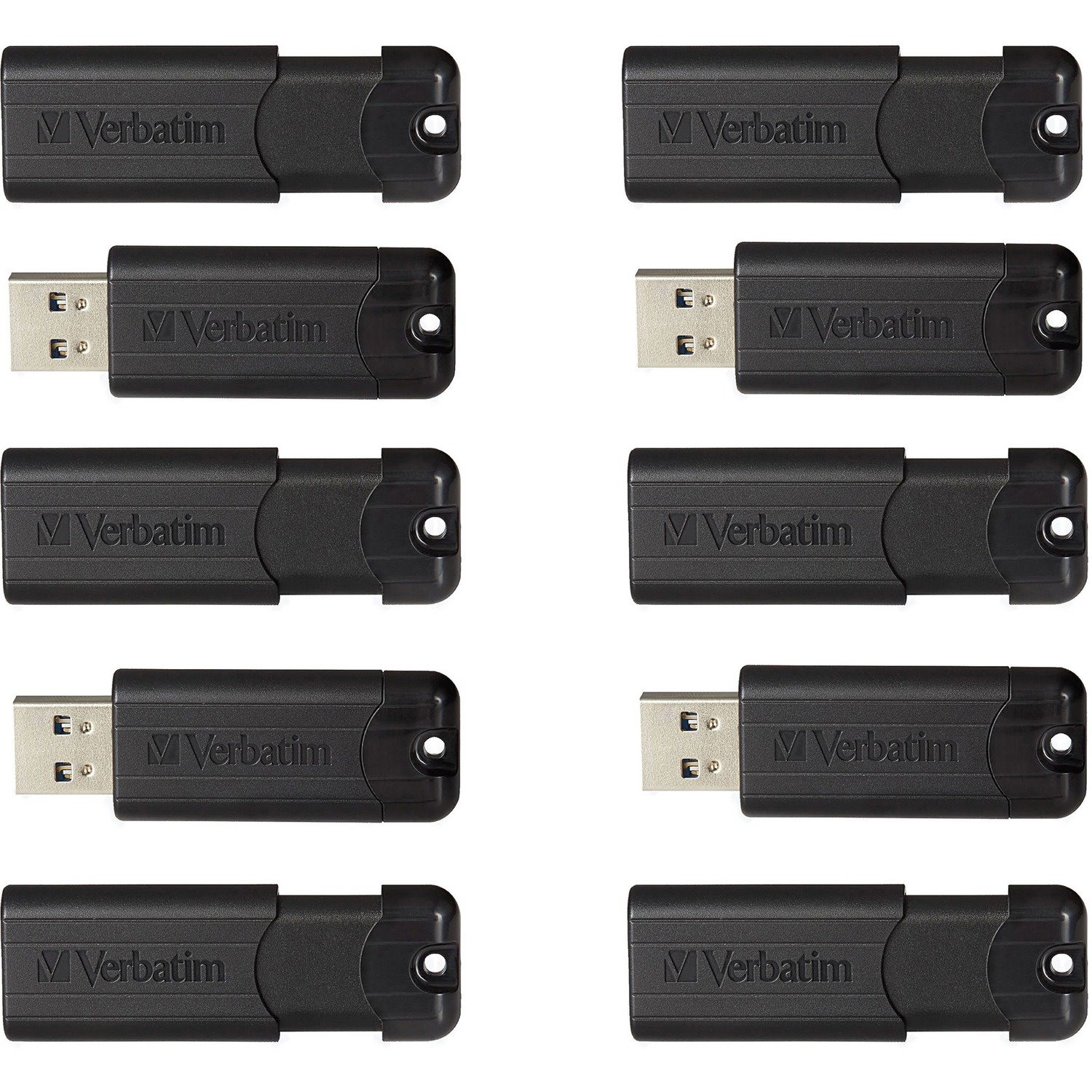 Verbatim 32GB PinStripe USB 3.2 Flash Drive Business Pack