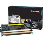 Lexmark High Yield Laser Toner Cartridge - Return Program - Yellow - 1 / Pack