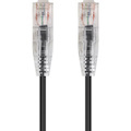 Monoprice SlimRun Cat6 28AWG UTP Ethernet Network Cable, 7ft Black