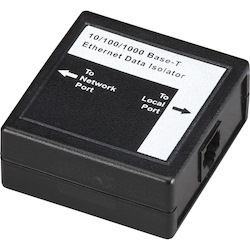 Black Box Ethernet Data Isolator, 10Base-T/100Base-TX/1000Base-T