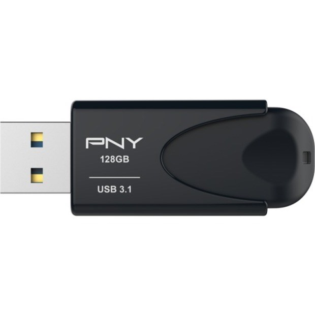 PNY Attach&eacute; 4 3.1 128 GB USB 3.1 Type A Flash Drive - Black