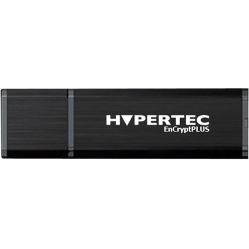 Hypertec HyperDrive 8 GB USB 3.0 Type A Flash Drive - Black - 256-bit AES