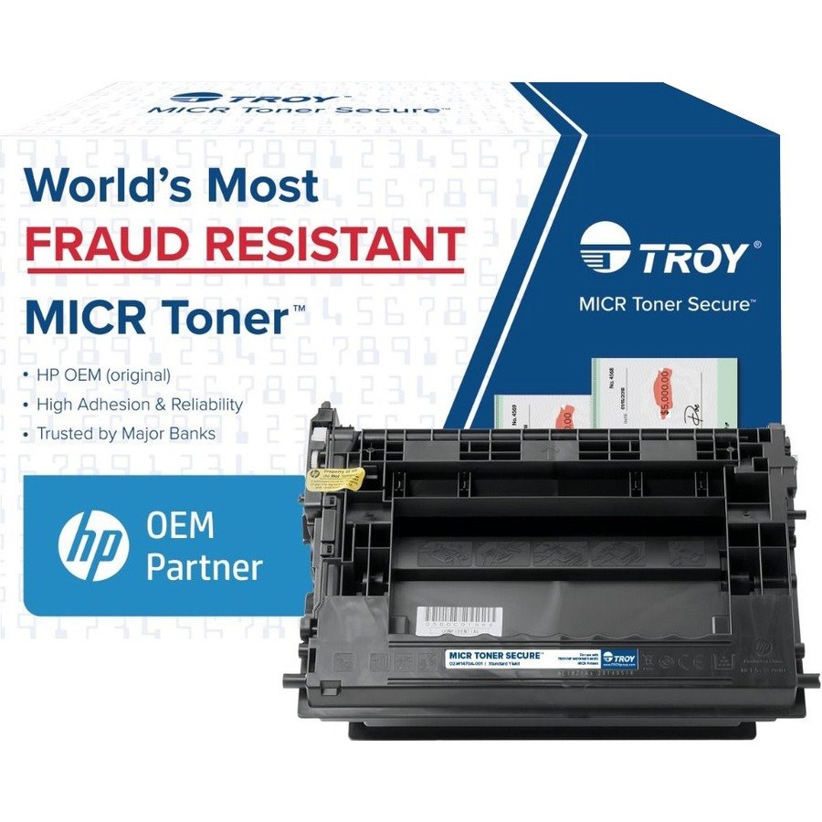 Troy Toner Secure Original MICR Standard Yield Laser Toner Cartridge - Alternative for Troy, HP (W1470A) Pack