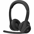 Logitech Zone 300 Wireless Bluetooth Headset With Noise-Canceling Microphone, Compatible with Windows, Mac, Chrome, Linux, iOS, iPadOS, Android - Black