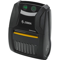 Zebra ZQ310 Plus Mobile, Industrial Direct Thermal Printer - Monochrome - Label/Receipt Print - Bluetooth - Near Field Communication (NFC) - Battery Included - With Cutter