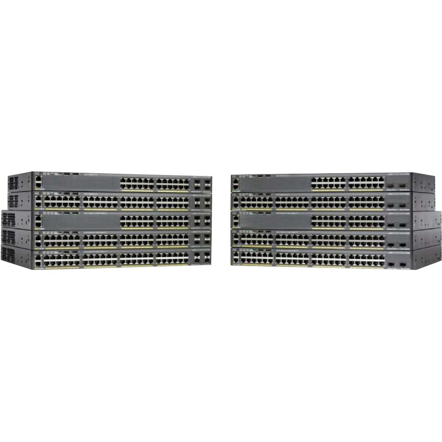 Cisco Catalyst 2960-X 2960X-48LPD-L 48 Ports Manageable Ethernet Switch - 10/100/1000Base-T