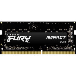 Kingston FURY Impact RAM Module for Notebook, Mini PC - 16 GB (2 x 8GB) - DDR4-3200/PC4-25600 DDR4 SDRAM - 3200 MHz Single-rank Memory - CL20 - 1.20 V
