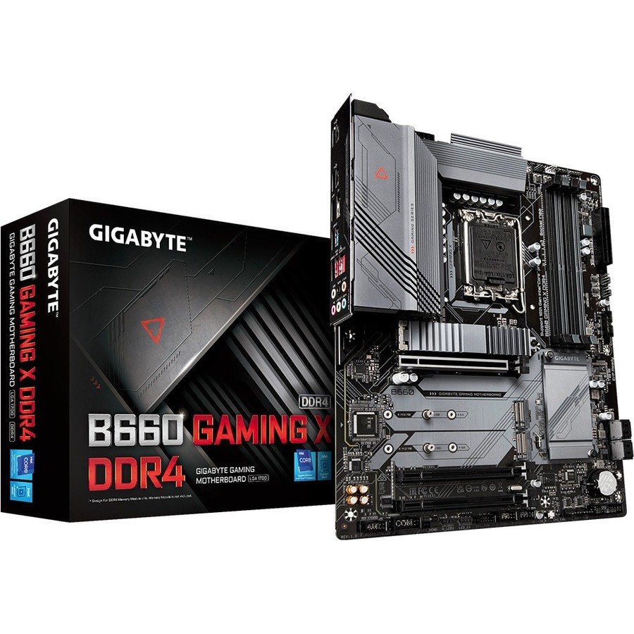 Gigabyte Ultra Durable B660 GAMING X DDR4 Gaming Desktop Motherboard - Intel B660 Chipset - Socket LGA-1700 - Intel Optane Memory Ready - ATX