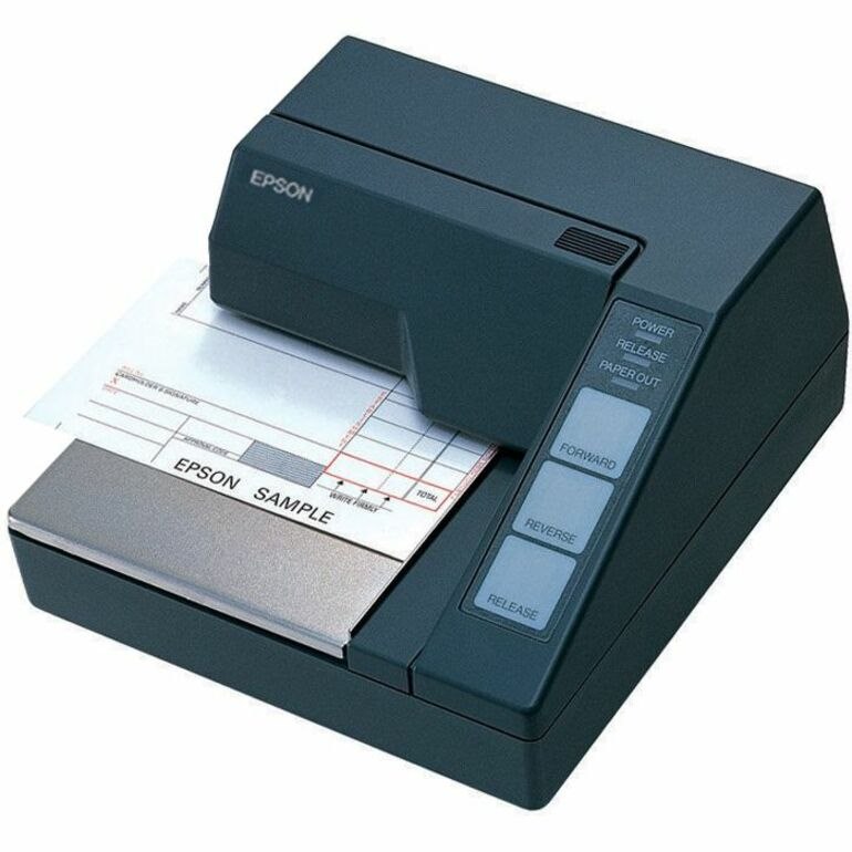 Epson TM-U295 Desktop Dot Matrix Printer - Monochrome - Receipt Print - Serial - Dark Grey