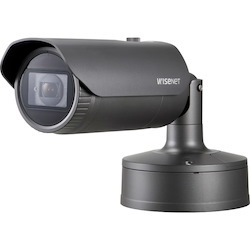 Wisenet XNO-6080R 2 Megapixel Outdoor Full HD Network Camera - Monochrome, Color - Bullet - Dark Gray