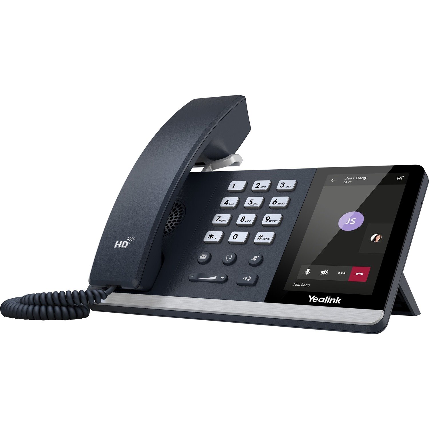 Yealink T55A IP Phone - Corded - Corded - Wall Mountable