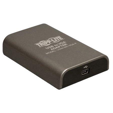 Tripp Lite by Eaton USB 2.0 to VGA Dual-Monitor Adapter, 128 MB SDRAM, 1920 x 1080 (1080p) @ 60 Hz